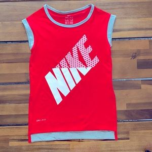 NWOT Toddler girls size 4/5 small Nike dri-fit red dress